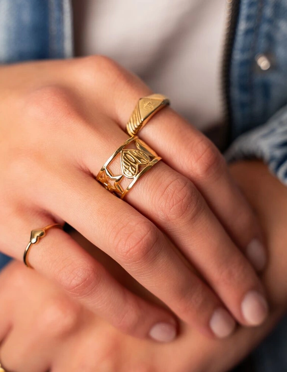 My Jewellery Statement ring Yingyang MJ10168