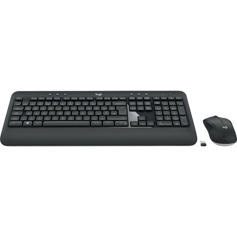Logitech 920-008685 clavier Souris incluse Universel RF sans fil QWERTY US International Noir