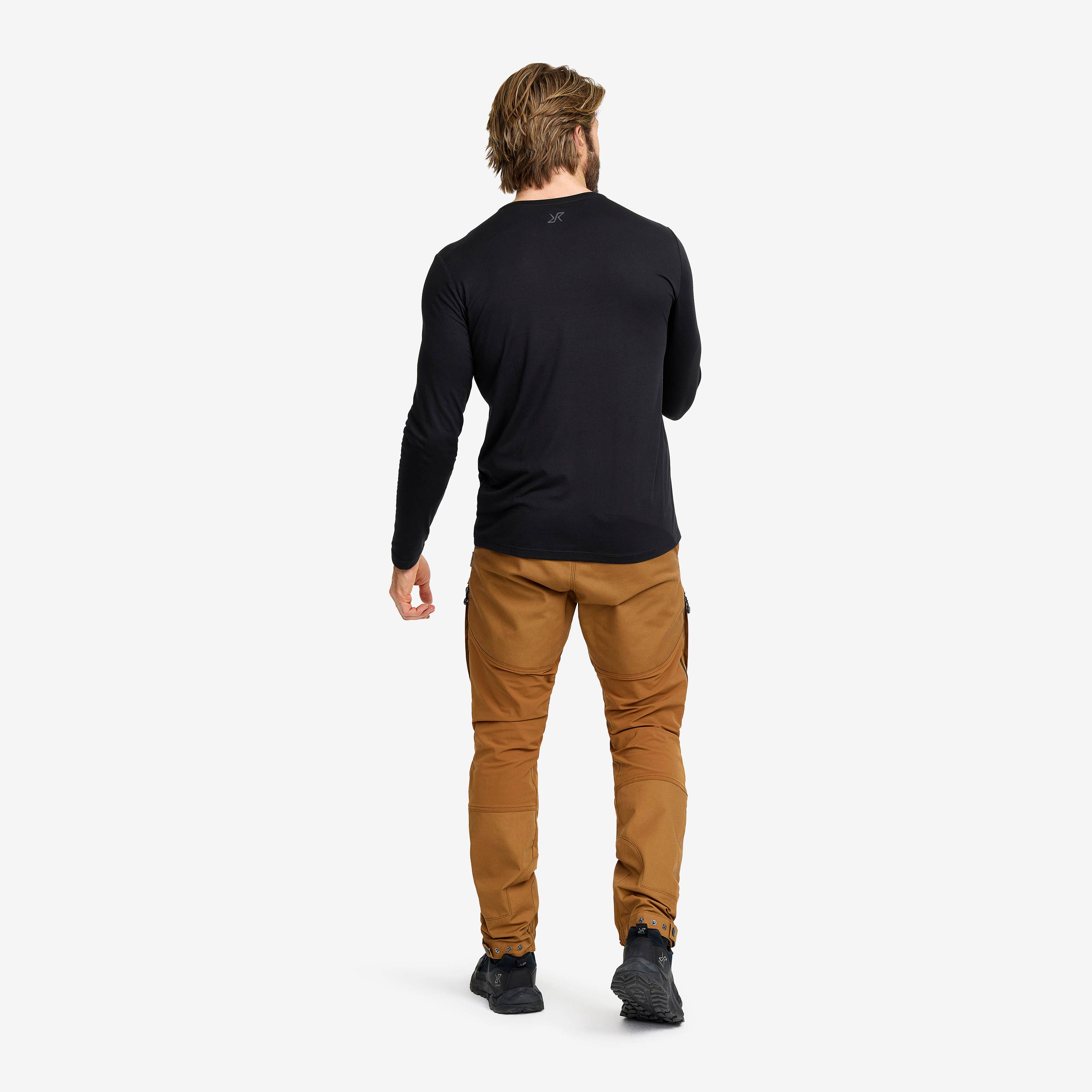 Mission Logo Long-sleeved T-shirt Herre Black