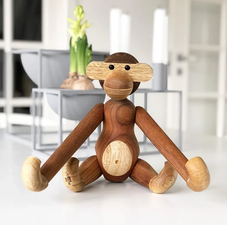 Kay Bojesen  Abe, mellem - H28,5 cm.
