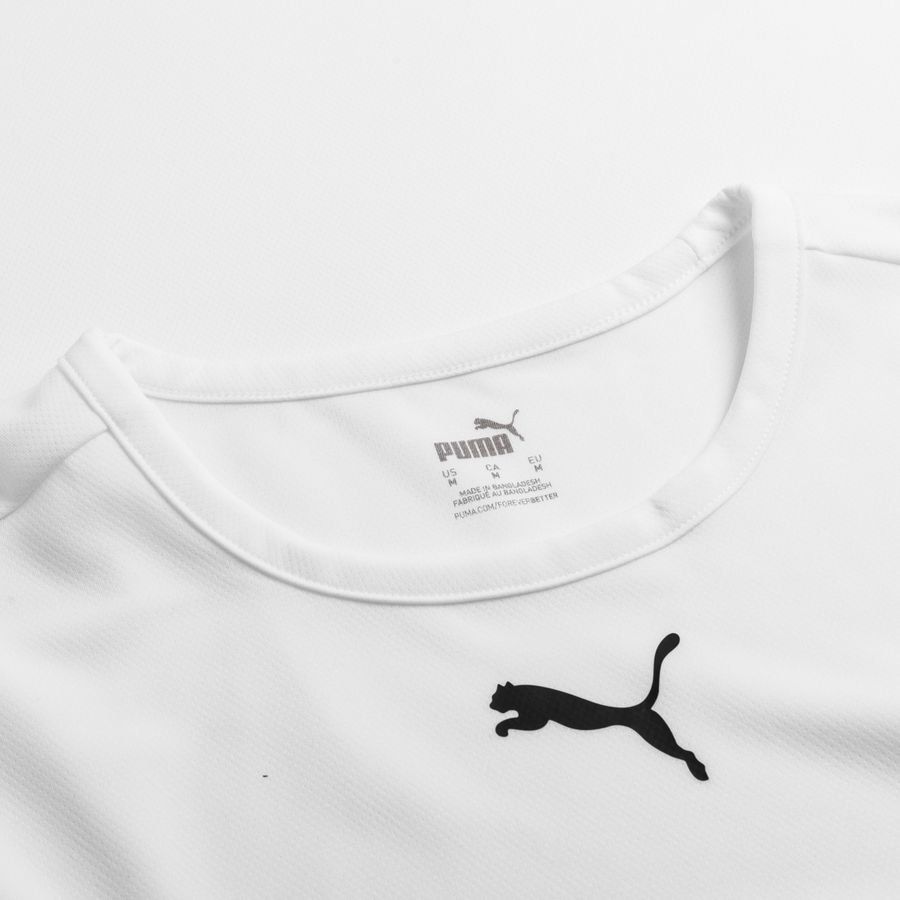 PUMA Maillot teamRISE - Blanc/Noir