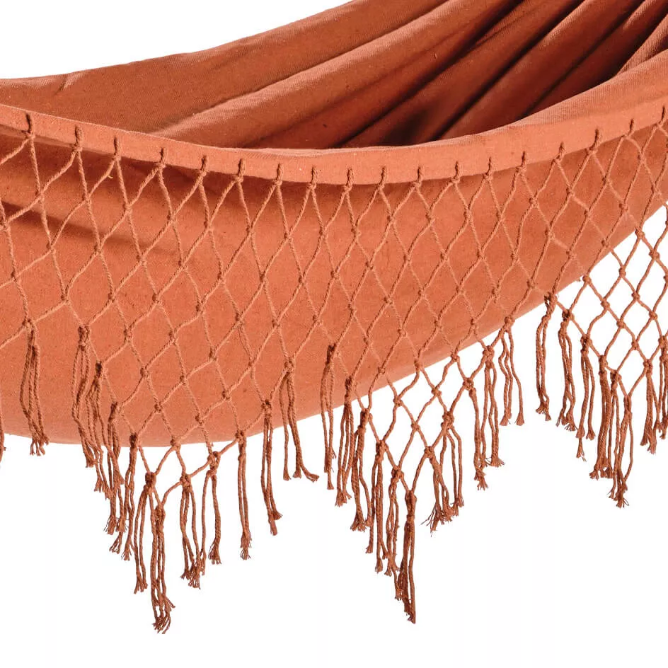 Toile de hamac à franges Serenity Terracotta