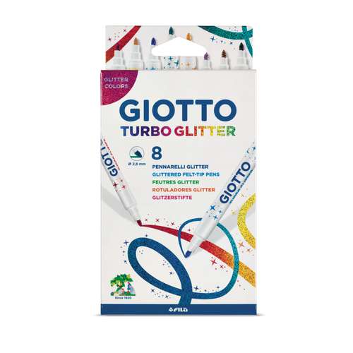 GIOTTO Turbo Glitter Fasermaler-Sets