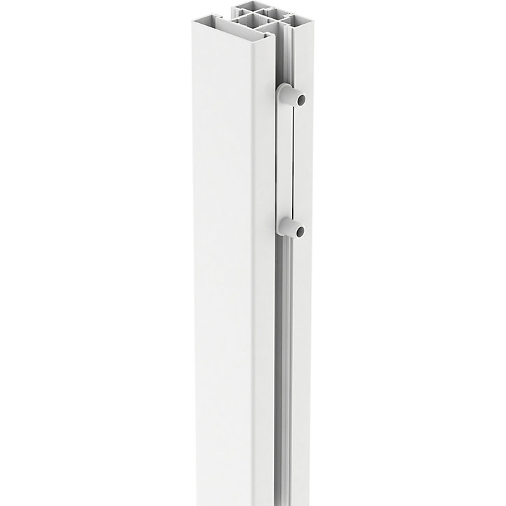 Extension poteau Alara blanc h.50 cm