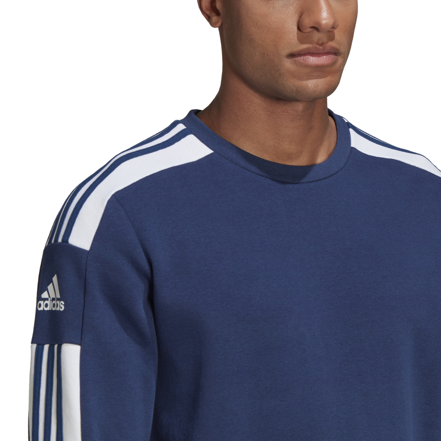 Adidas Squadra 21 Crew Sweater Donkerblauw Wit