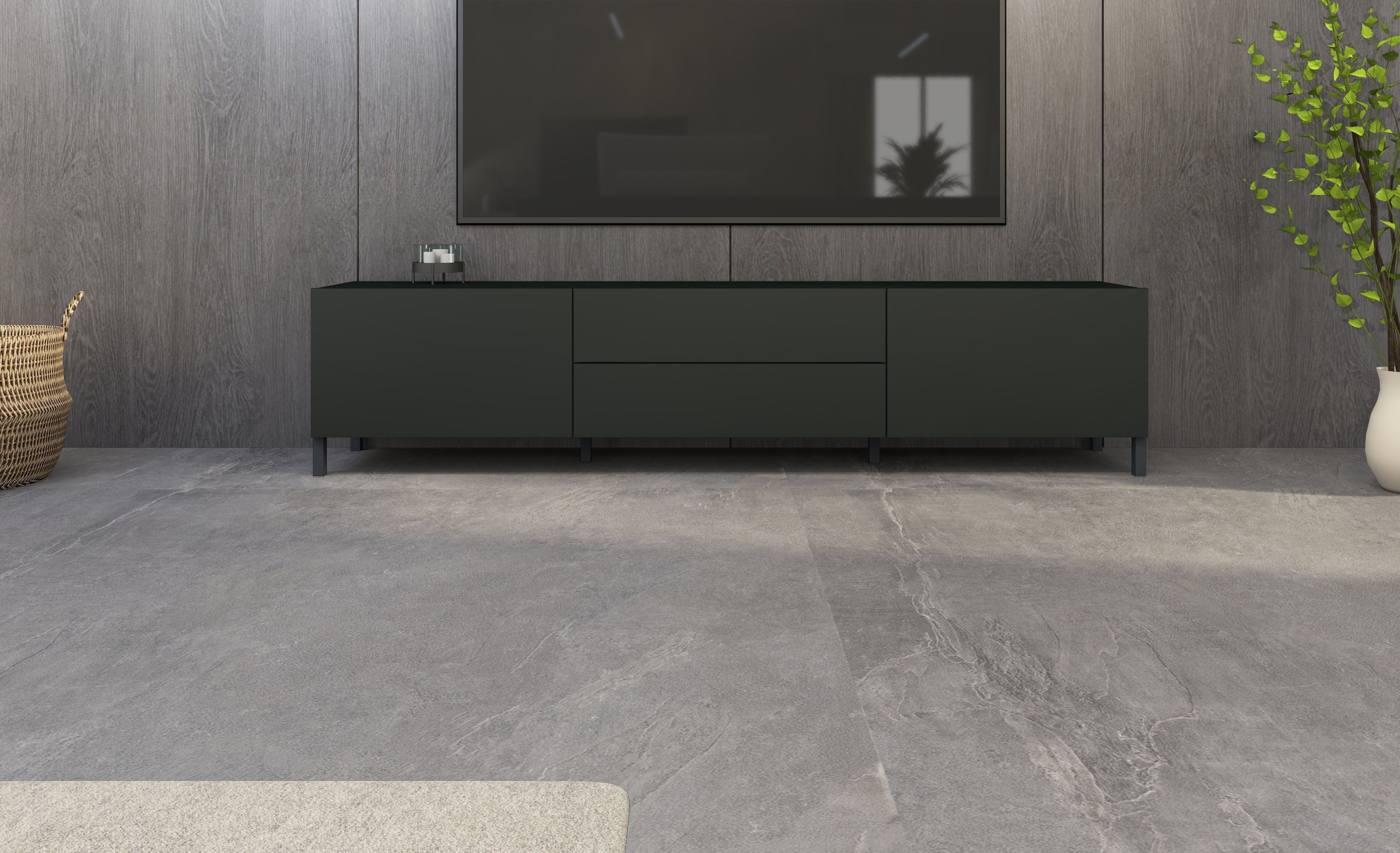 borchardt Möbel Lowboard »Sophia, TV-Schrank mit Metallfüssen, Breite 200 cm« Variante hängend unter 