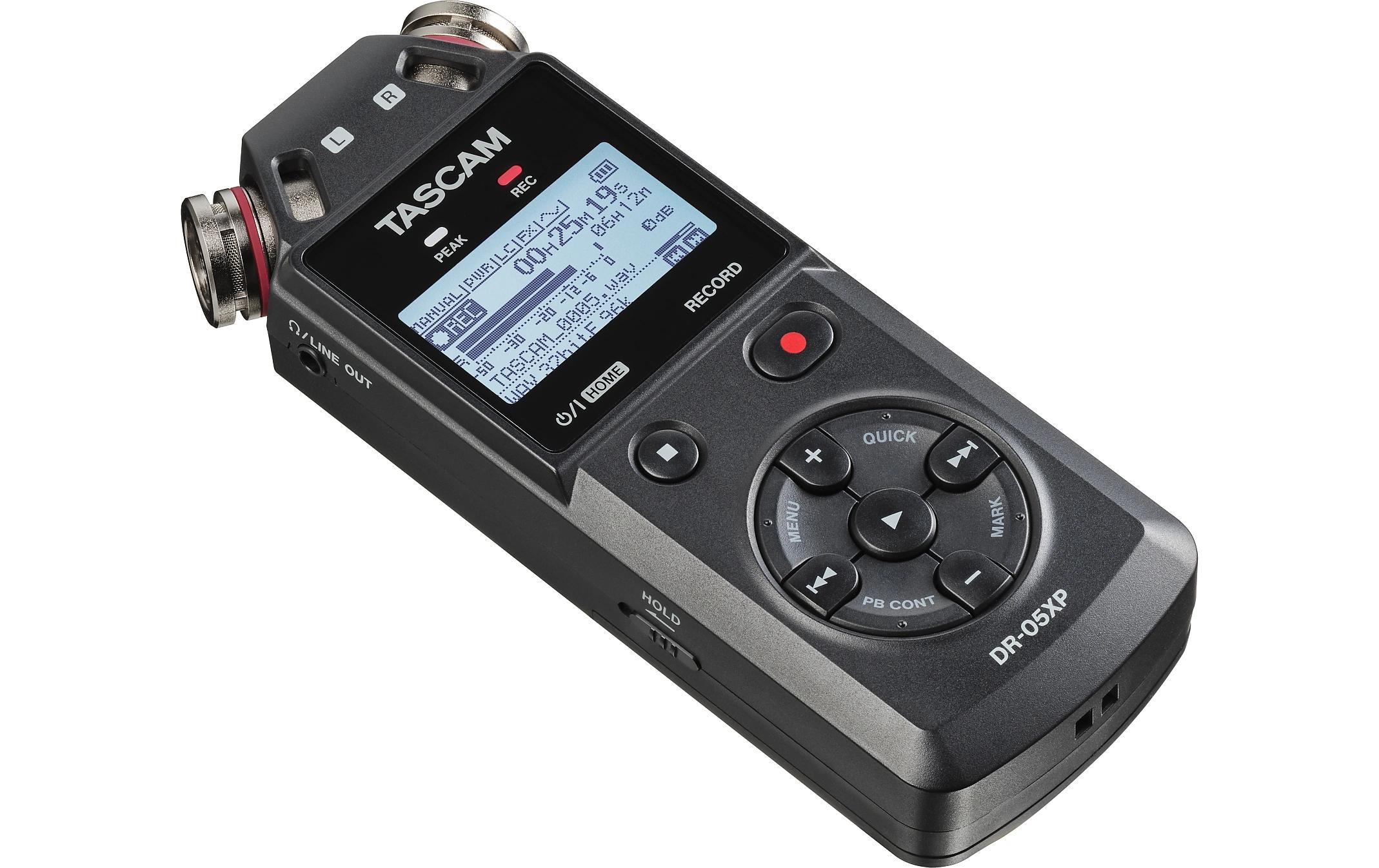 Portable Recorder DR-05XP<br>Tragbarer 2-Kanal-Handheld-Audiorecorder