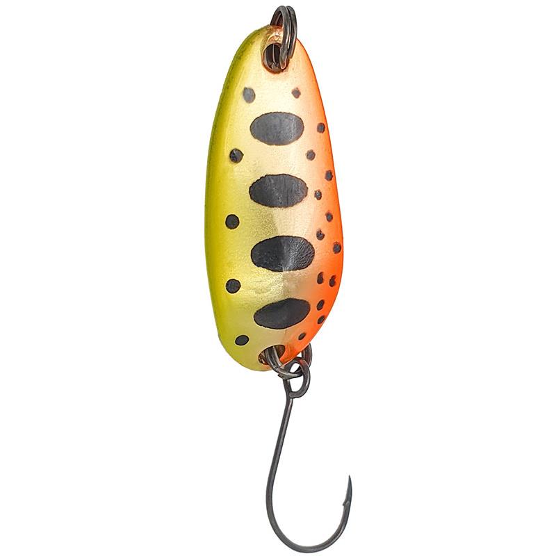 Cuiller Ondulante Suissex Trout Tracker Yellow Orange Amago