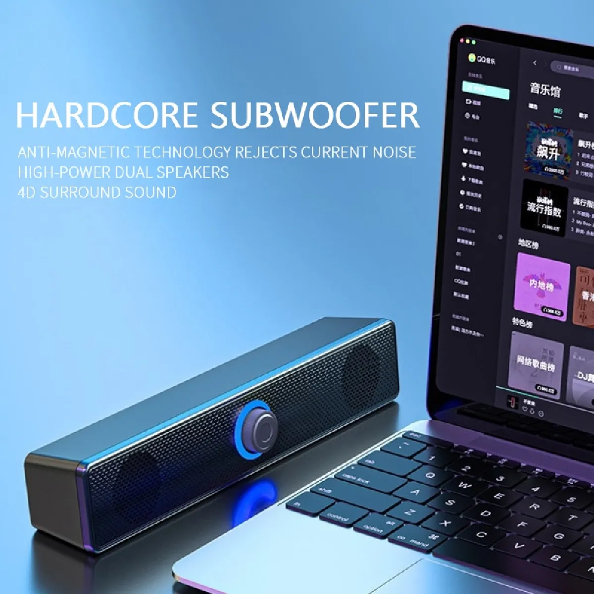 Universal Haut-Parleur Bluetooth 360° Noir