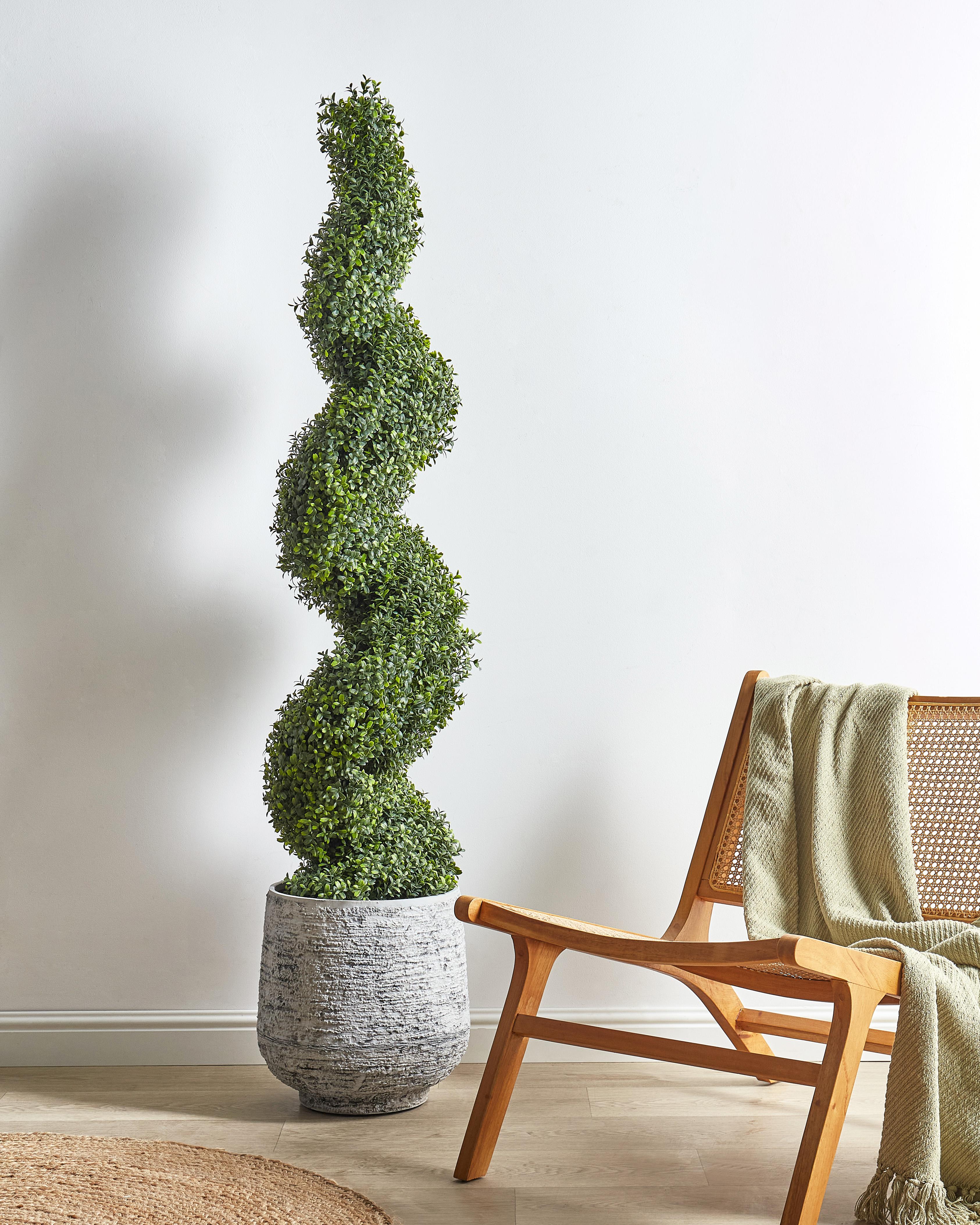 Kunstplant BUXUS SPIRAL TREE 158 cm Groen