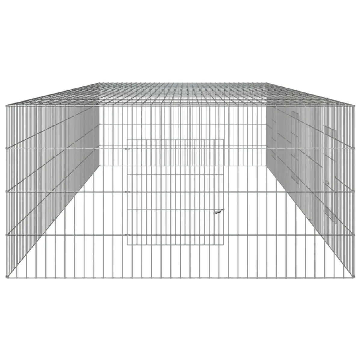 VidaXL Cage à lapin - 3 panneaux - 325x109x54 cm