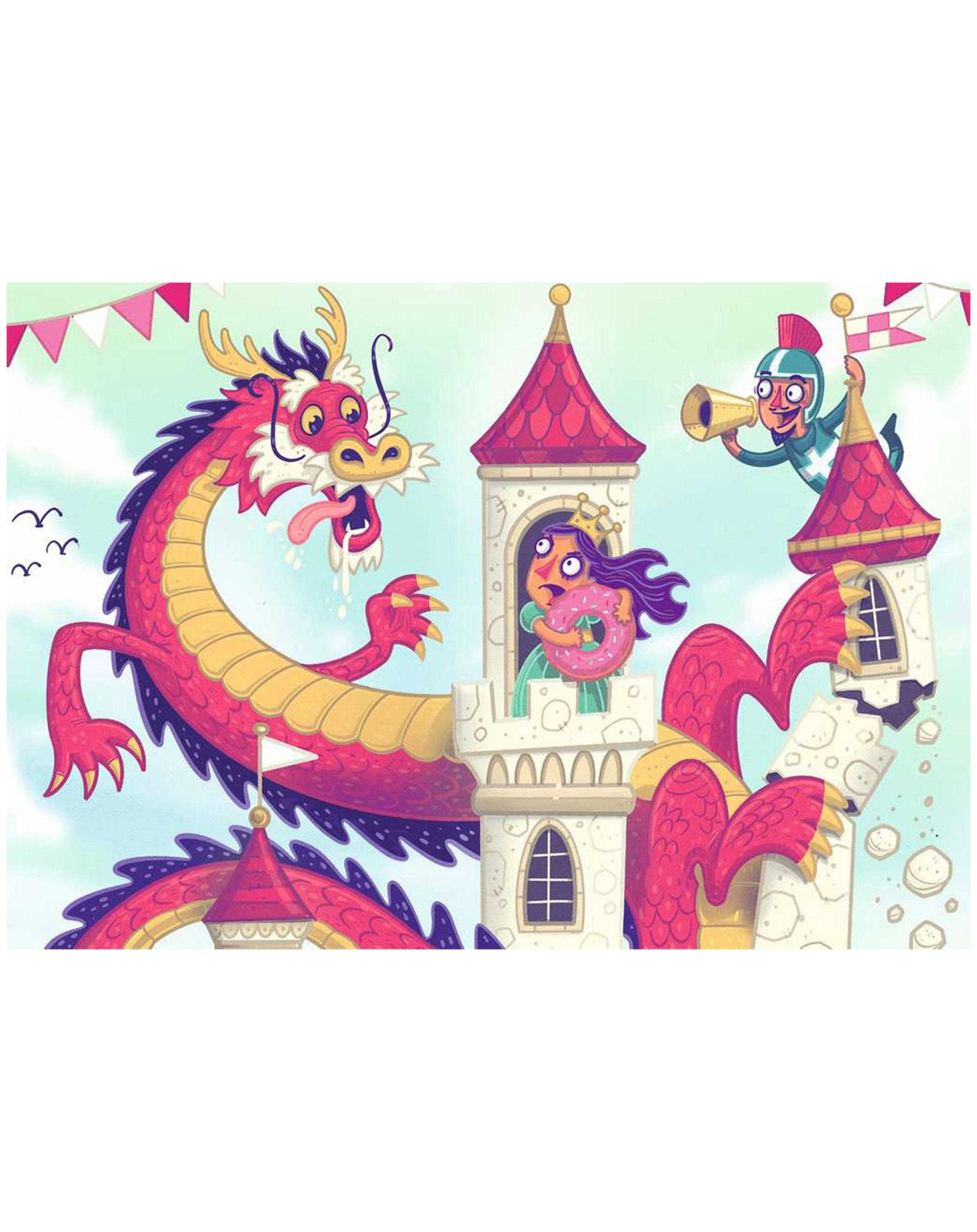 Puzzle PUZZLE&PLAY - RITTERBURG 1 2x24-teilig