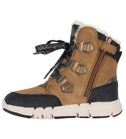 Geox Winterstiefel - Tex - Flexyper - Whiskey/Schwarz