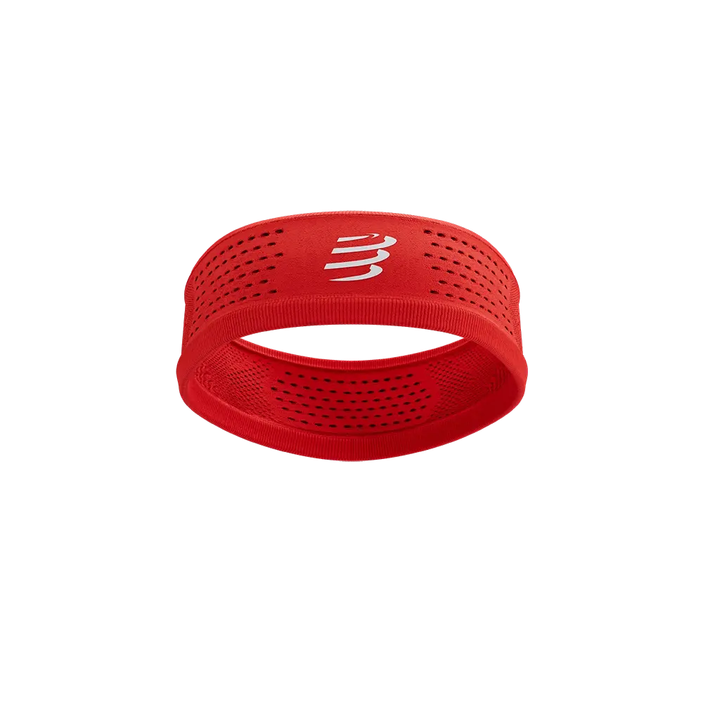 Compressport Thin Headband On/Off Rood/Wit