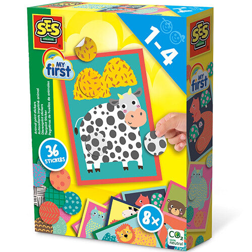 Ses creative knutselset dierenprint stickers