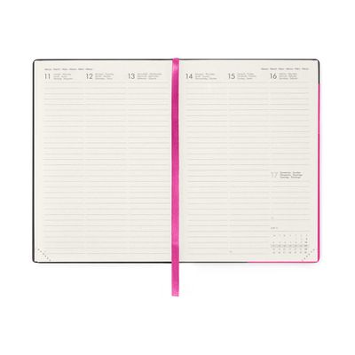 Agenda 1 semaine sur 2 pages - 12 x 18 cm - rose bougainvillea - Legami Colours Collection