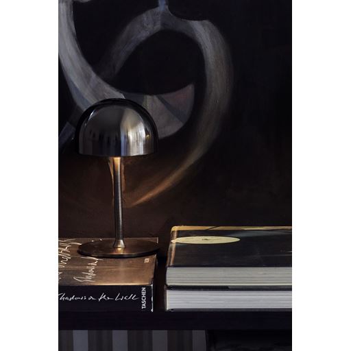 Sirius Tim Genopladelig Bordlampe, Sort Nikkel