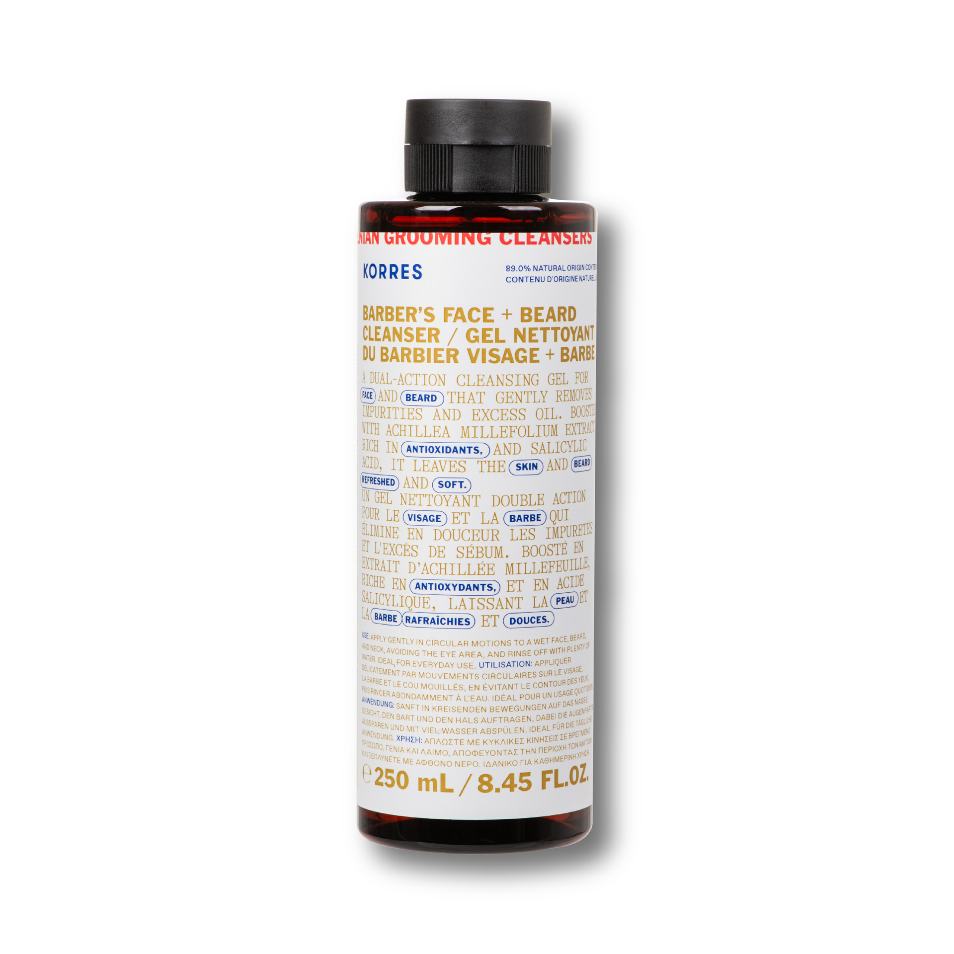 Korres Achillea for Men Face Cleanser 250ml