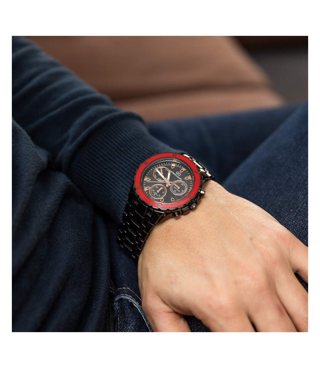 Montre Homme Métal Noir GIORGIO