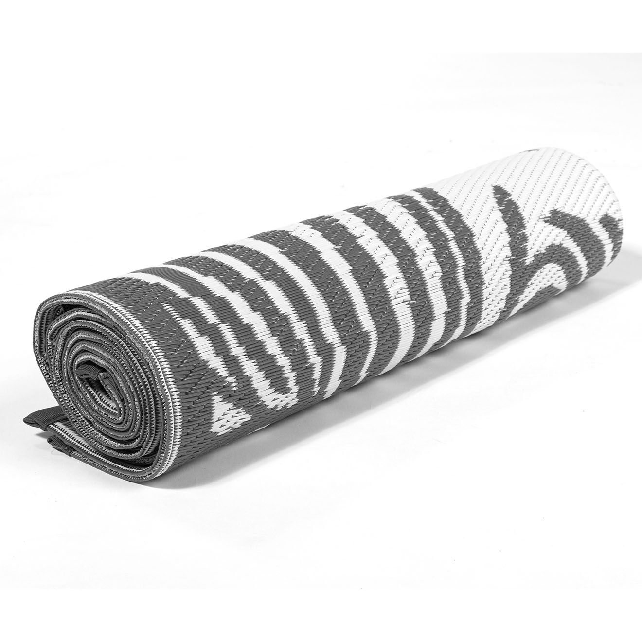 Pratik Garden Tapis extérieur Hawai gris - 270x370 cm