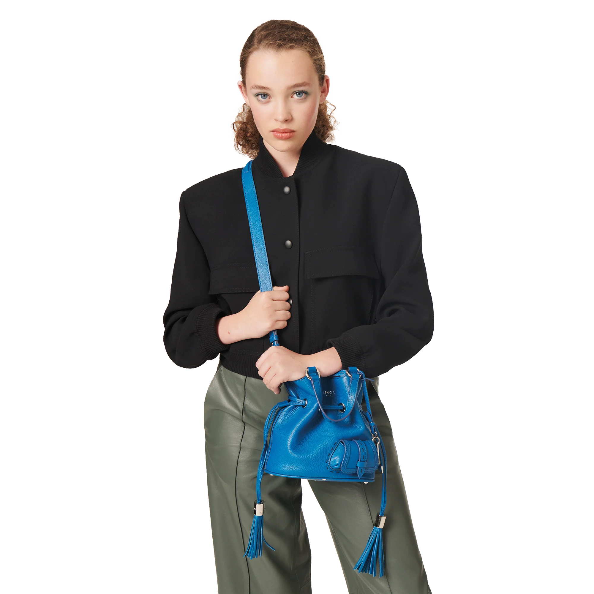 Sac seau S Premier Flirt de Lancel-Cobalt