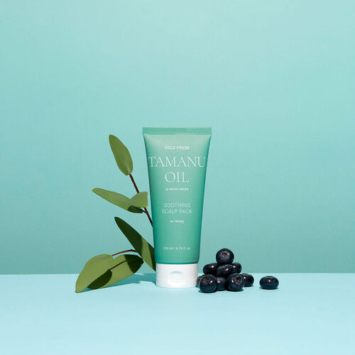 Rated Green - Cold Press Tamanu Oil Shooting Scalp