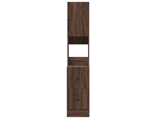 VIDAXL - Mobilier de cuisine Armoire cuisine chêne marron 35x50x180 cm bois d’ingénierie