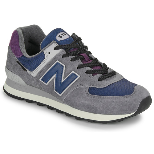 New Balance - 574 - Gris / Bleu / Bordeaux