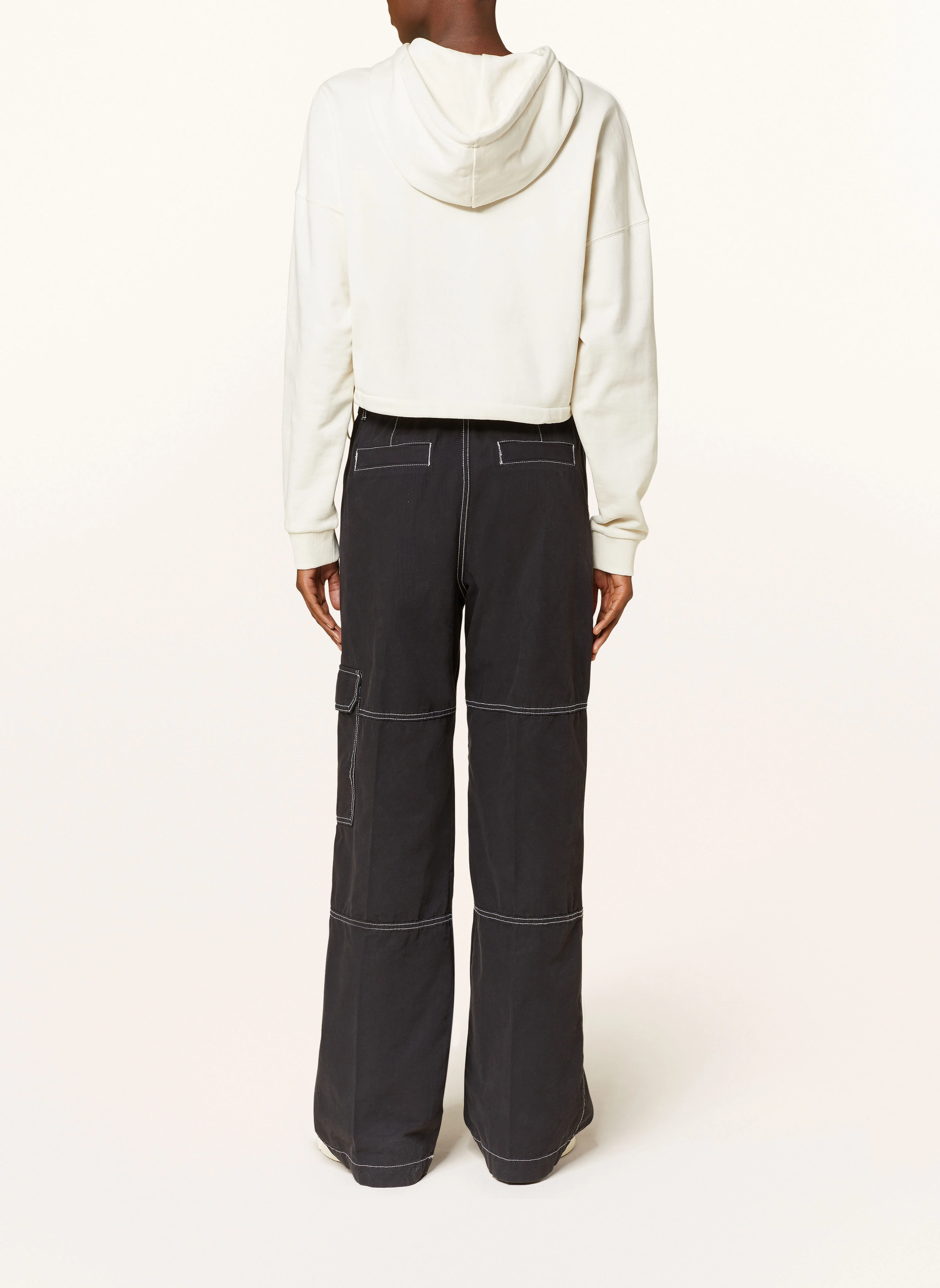 HUGO BLUE Cropped-Hoodie DILVIE