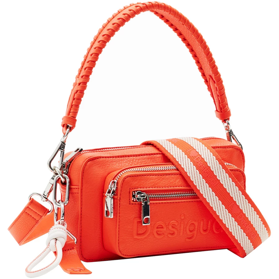 Desigual Half Logo 24 Cambridge 2.0 - Schultertasche 22 cm orange