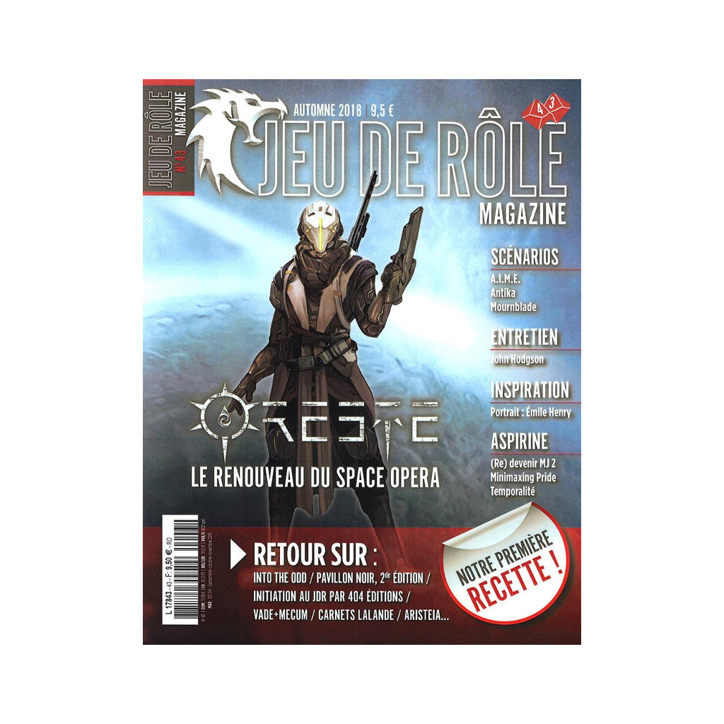 Jeu de Rôle Magazine 43 (Automne 2018)