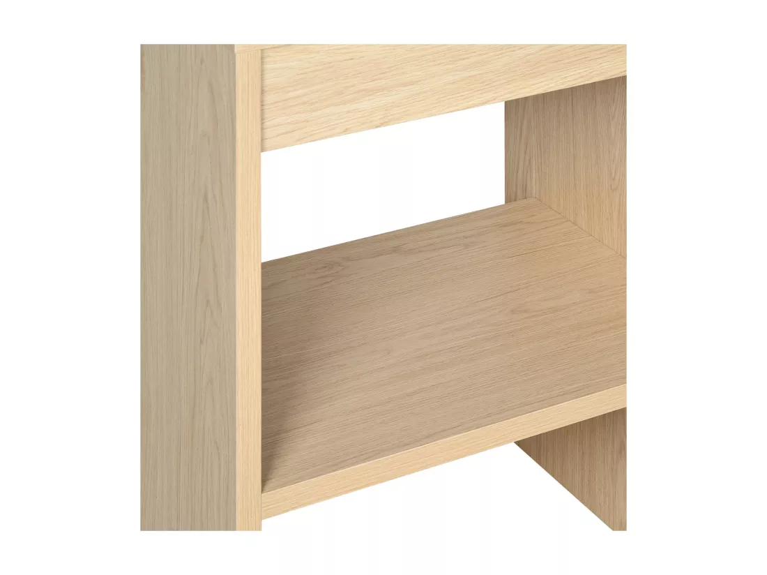 Meuble simple vasque décor chêne 60 cm VOLLO