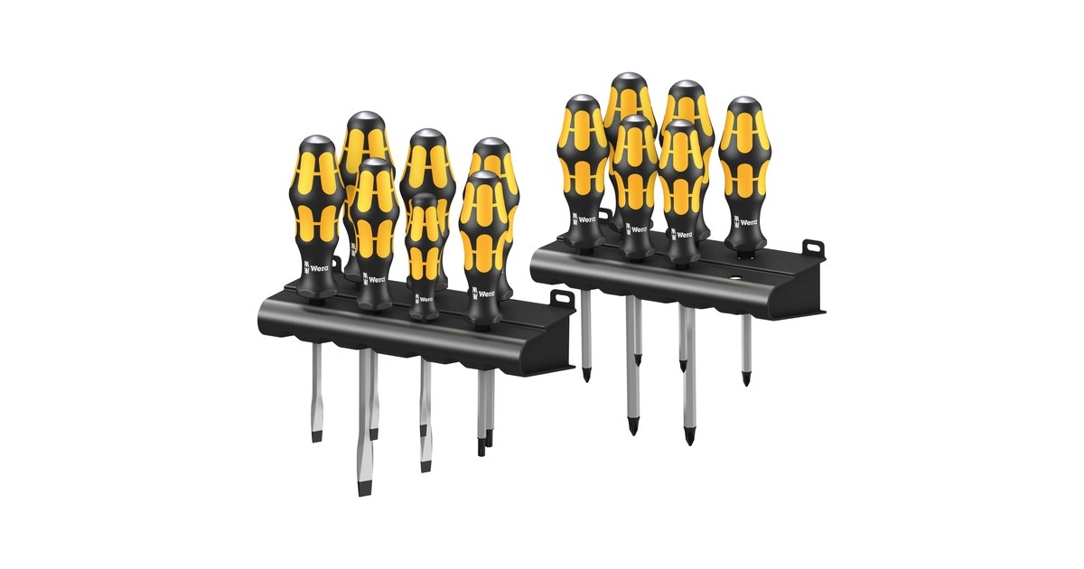 WeraBig Pack 900 Schroevendraaierset  (Zwart/geel, 13-delig)