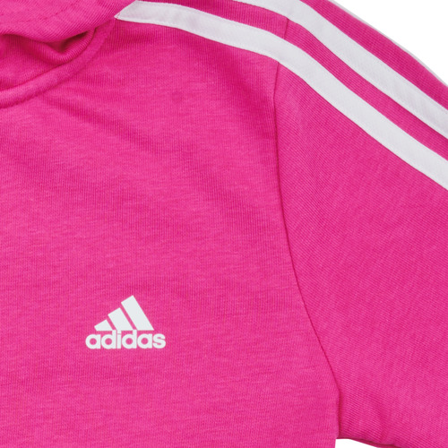 Adidas Sportswear - 3S FZ HD - Fuchsia / Blanc