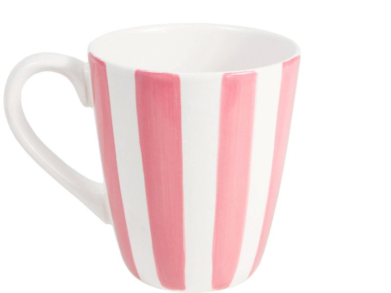 Beker Roze Streep 0,35L