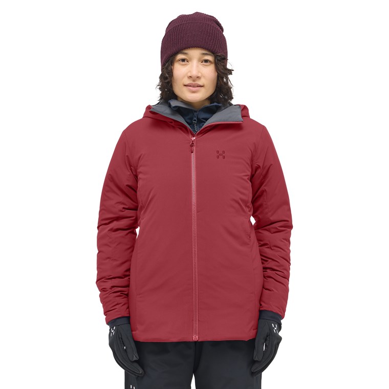 Haglöfs Mimic Alert Hood Women Carmine Red
