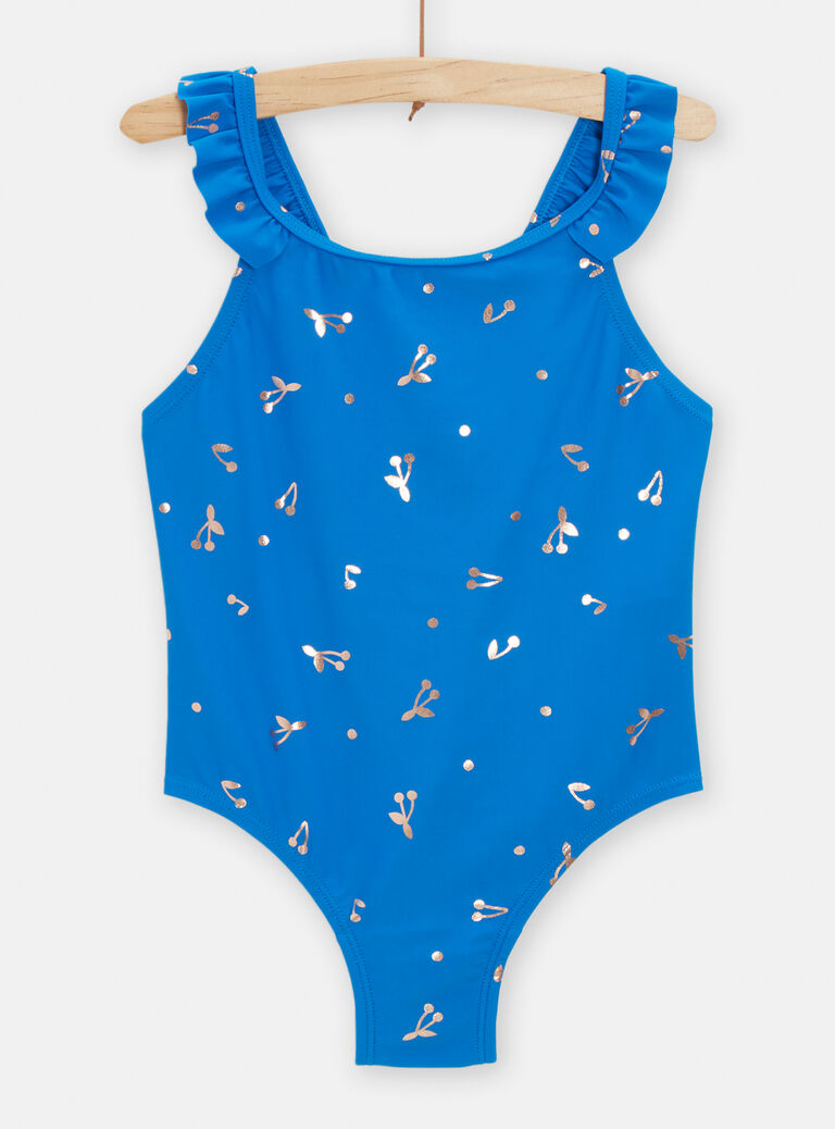 Maillot de bain 1 pièce imprimé cerises pour fille