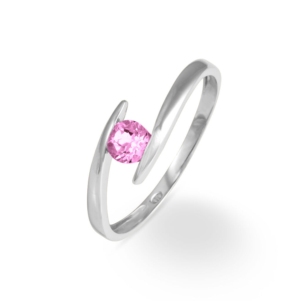 Bague Tiphaine Or Blanc Tourmaline