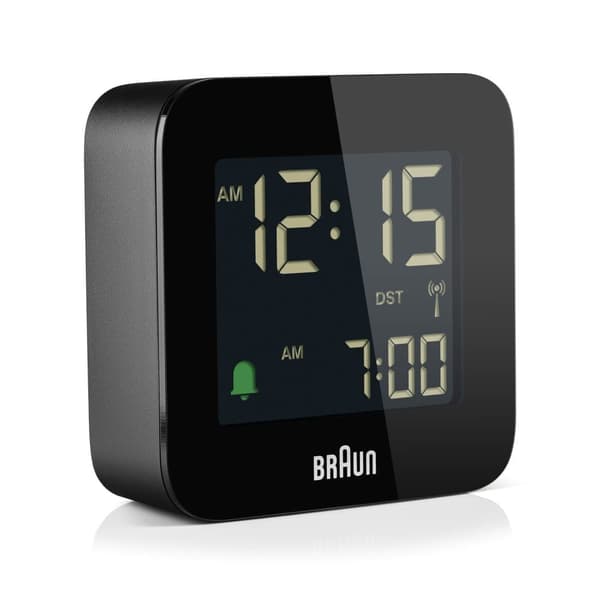 Braun Digital radiostyrt reisevekkerklokke