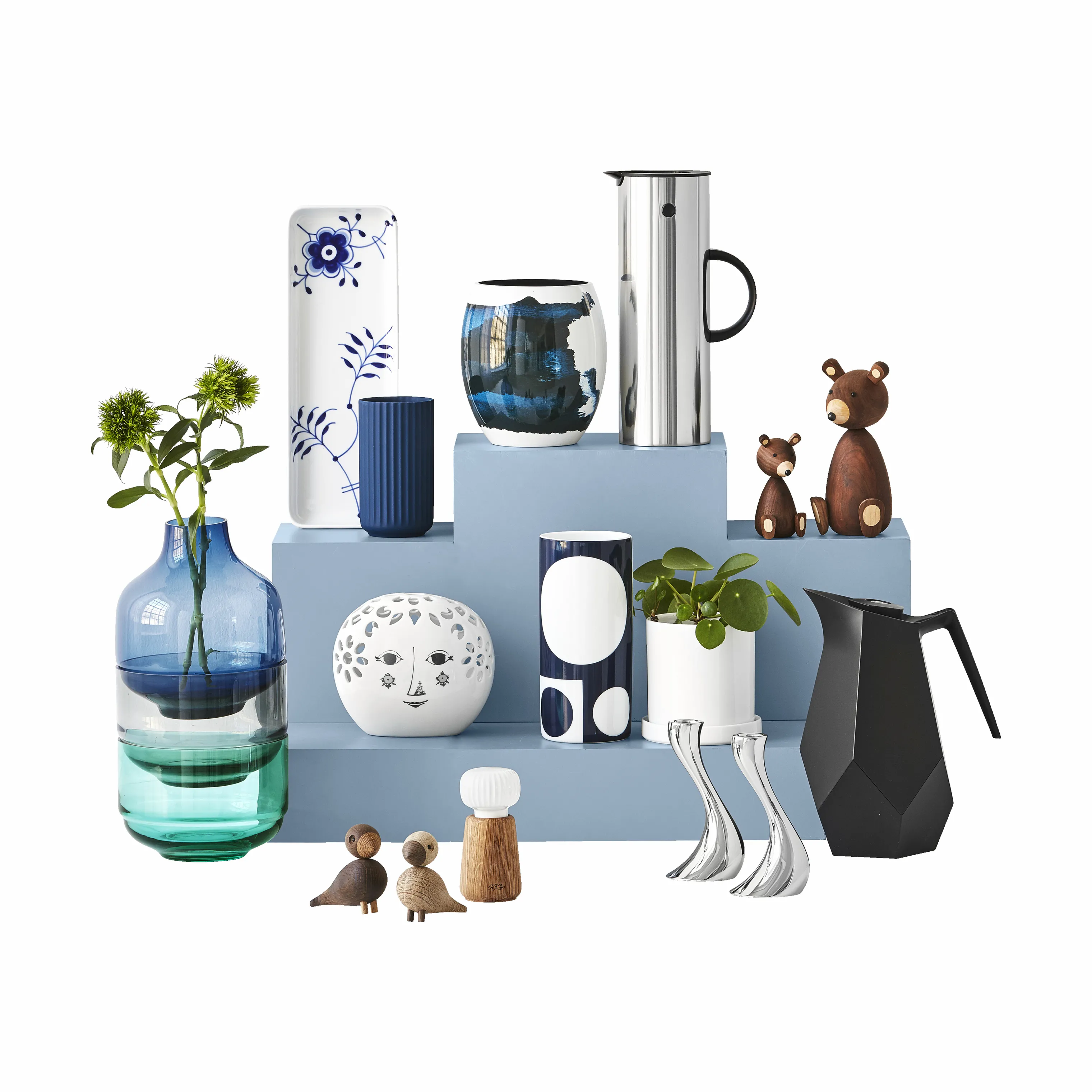 Leonardo Stabelbar Vase - 3 dele