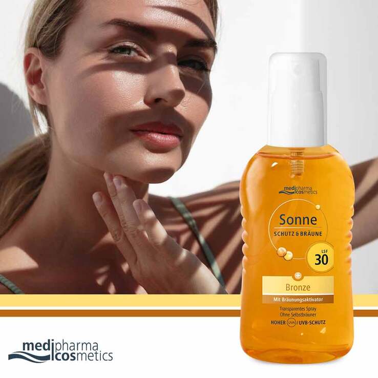 Sonne Schutz & Bräune Spray bronze LSF 30, 200 ml