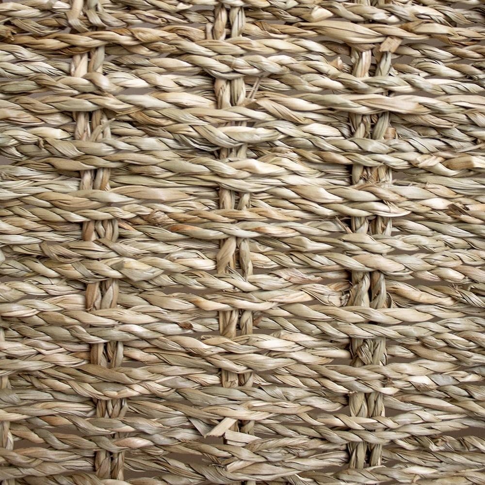 Box and beyond - Raumteiler - 160 x 117 cm - Raumteiler - Seegras - Naturfasern - 3 Paneele - Paravent Schlafzimmer, Wohnzimmer - abnehmbare Trennwand KF7395876