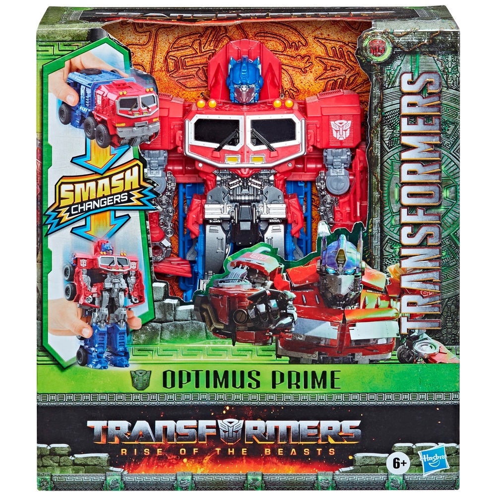 Transformers: Rise of the Beasts Smash Changer 23cm Optimus Prime Actionfigur