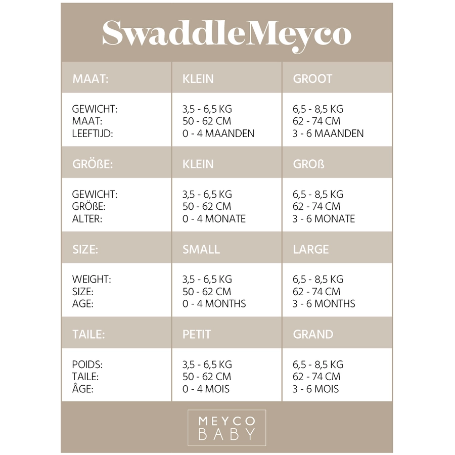 Meyco Pucksack Panter Neutral