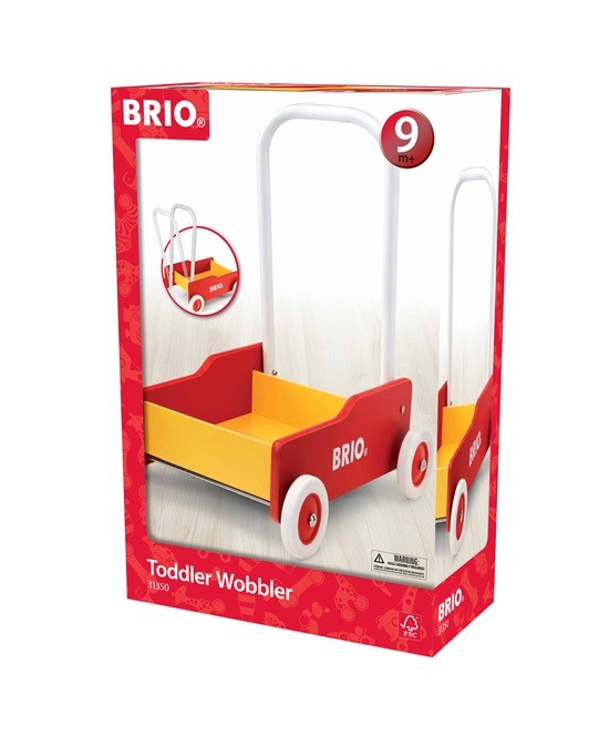 BRIO - Gåvogn, Rød (4-31350-51)