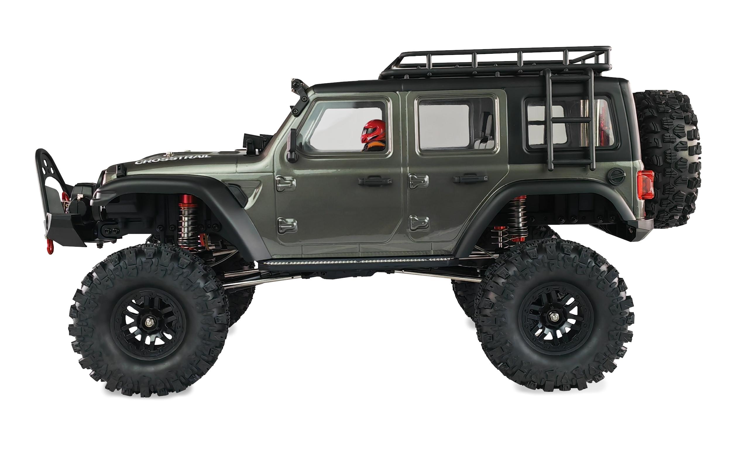 Scale Crawler AMXRock CT10 Crosstrail Anthrazit, ARTR, 1:10<br>Rock Crawler mit Portalachsen, 2-Gang Getriebe und Differentialsperren
