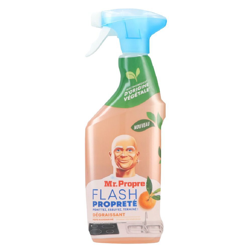 Mr Propre pistolet nettoyant dégraissant senteur mandarine 500ml