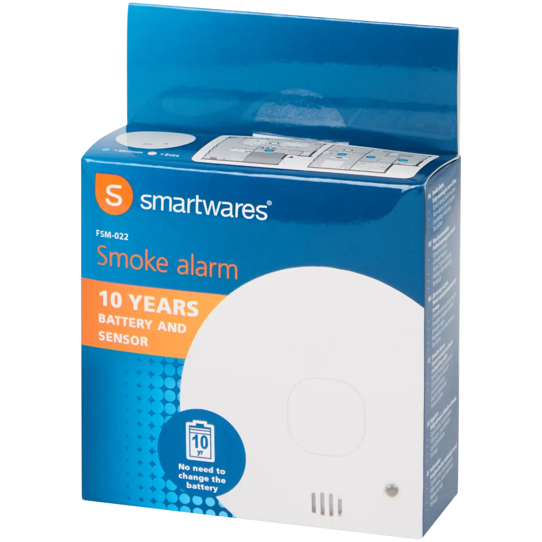 Smartwares rookmelder FSM-022 Inclusief batterij
