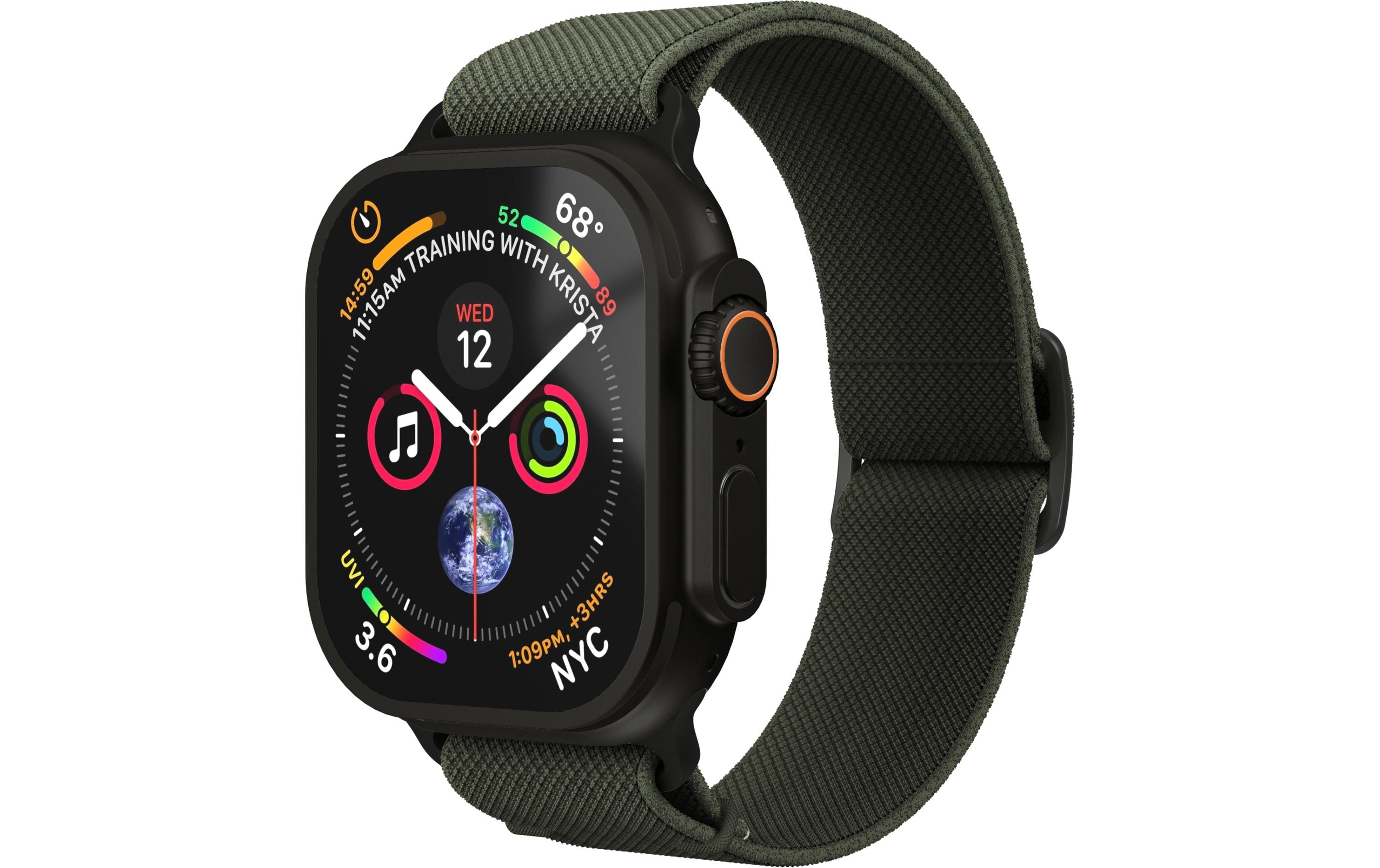 Armband Classic Nylon Loop Apple Watch 40/41/42 mm OliveArmband für Apple Watch 40/41/42 mm