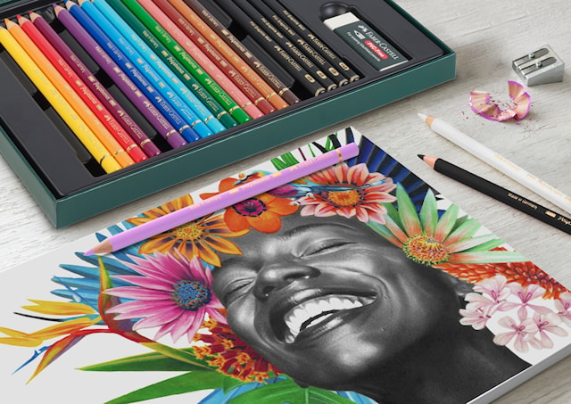 Gavesett Polychromos & Pitt Graphite Matt Small 40 deler Faber Castell
